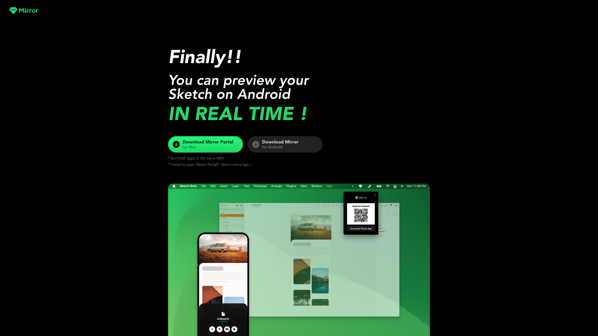 Mirror: Sketch Mirror for Android screenshot