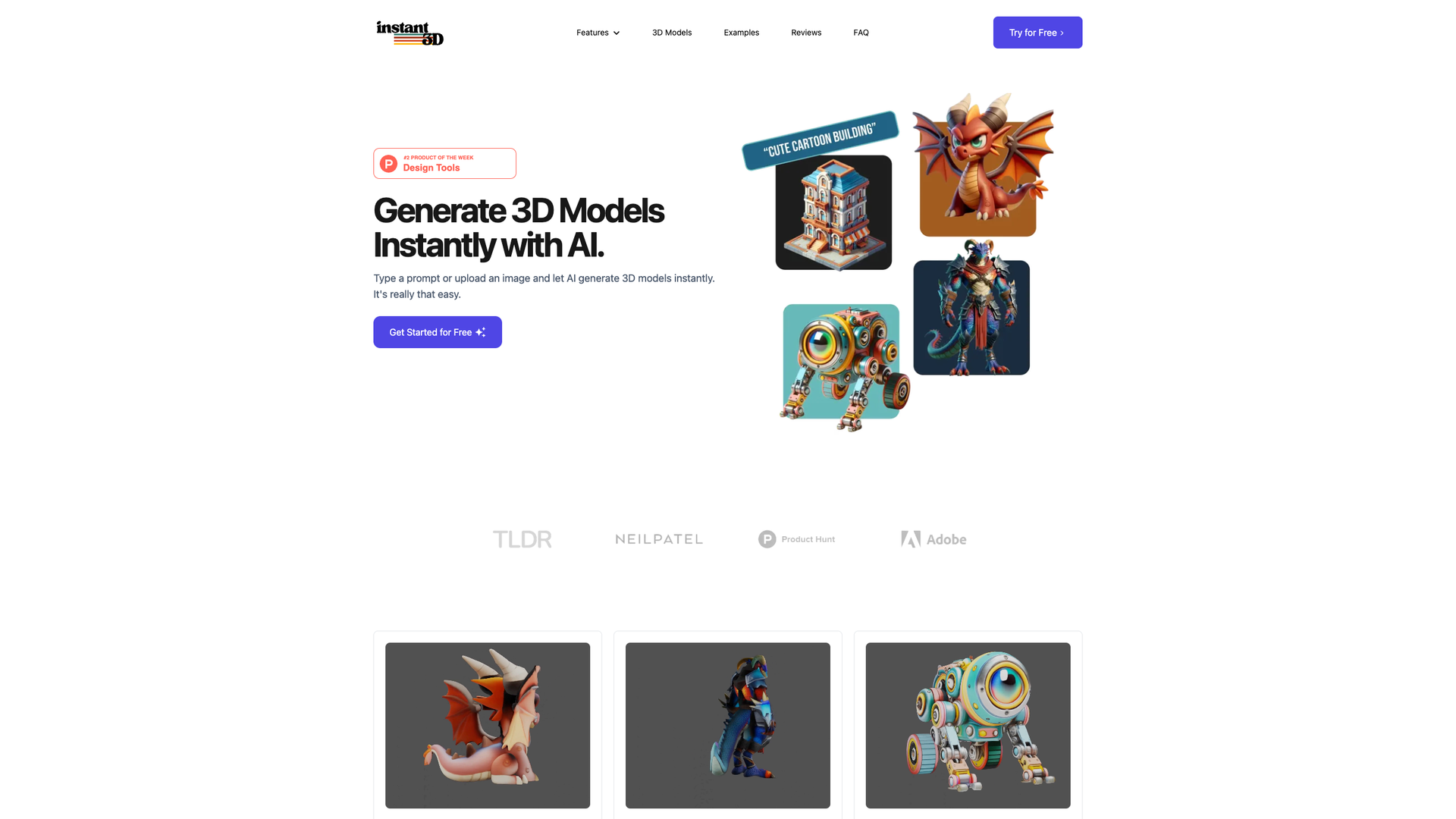 Instant 3D AI screenshot