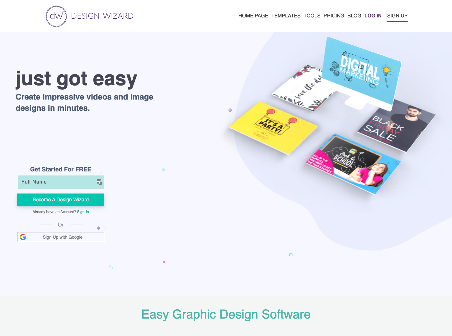 Design Wizard screenshot