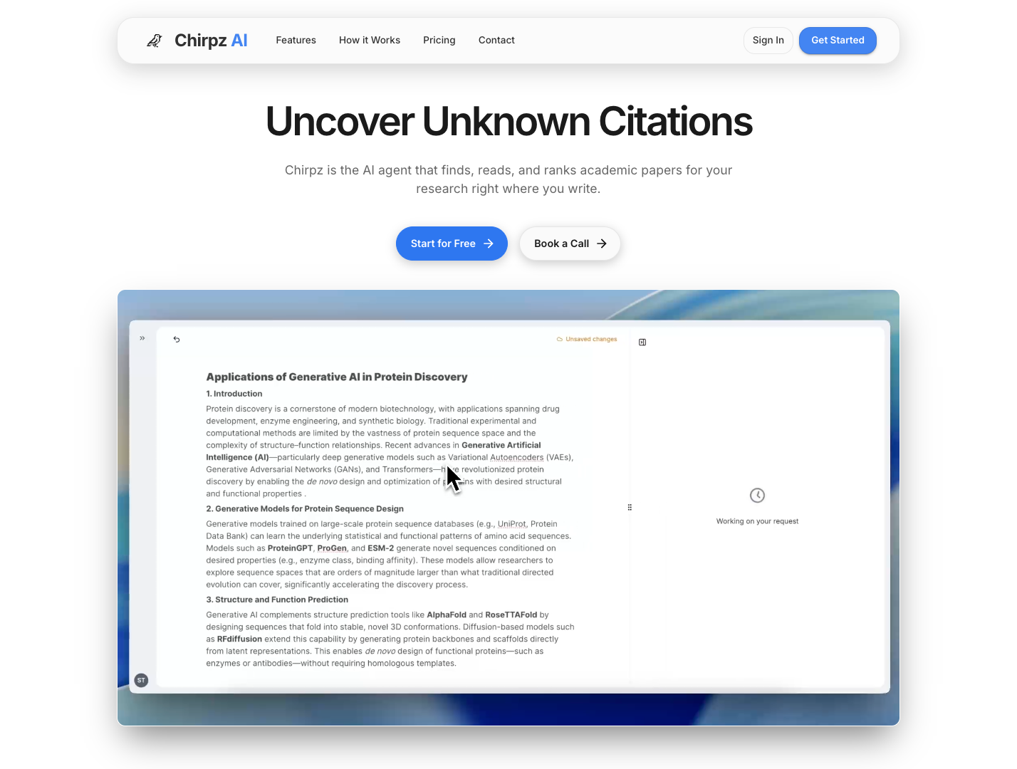 Chirpz AI screenshot