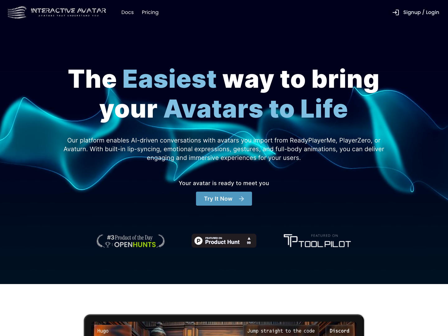 Interactive Avatar screenshot