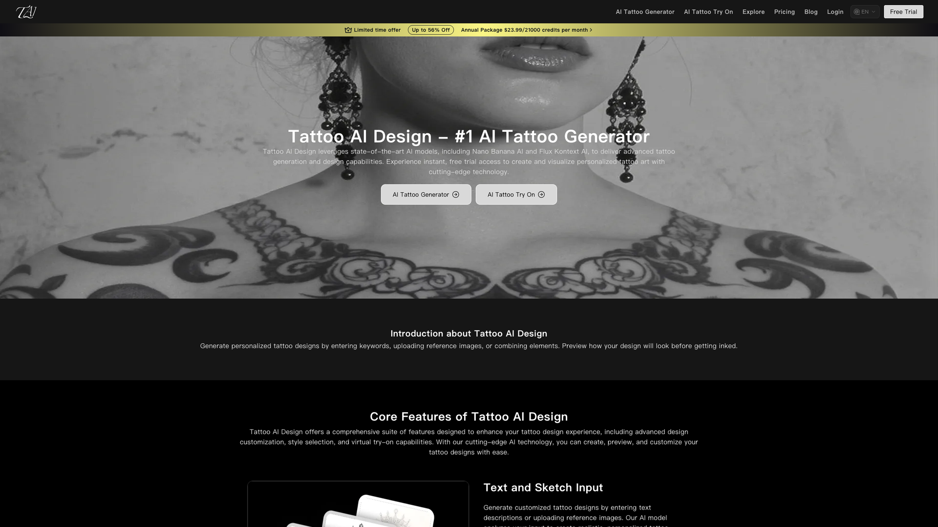 Tattoo AI Design screenshot