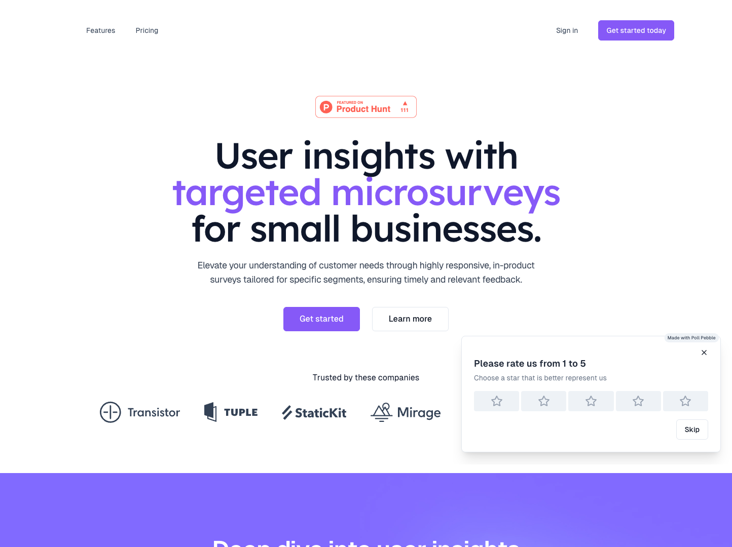 PollPebble screenshot