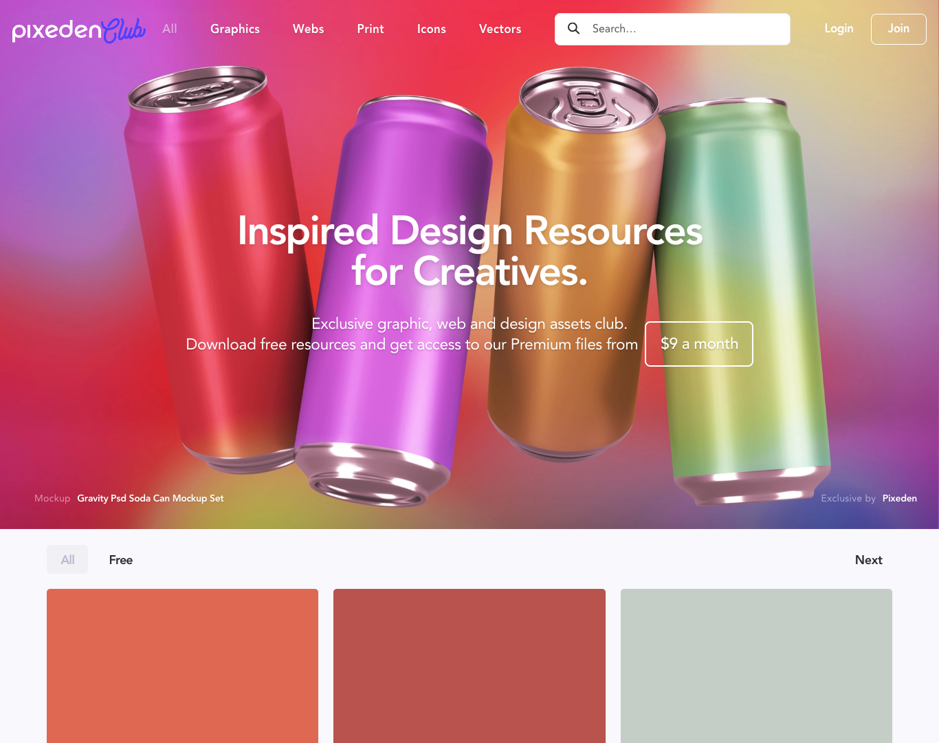 Pixeden Club screenshot