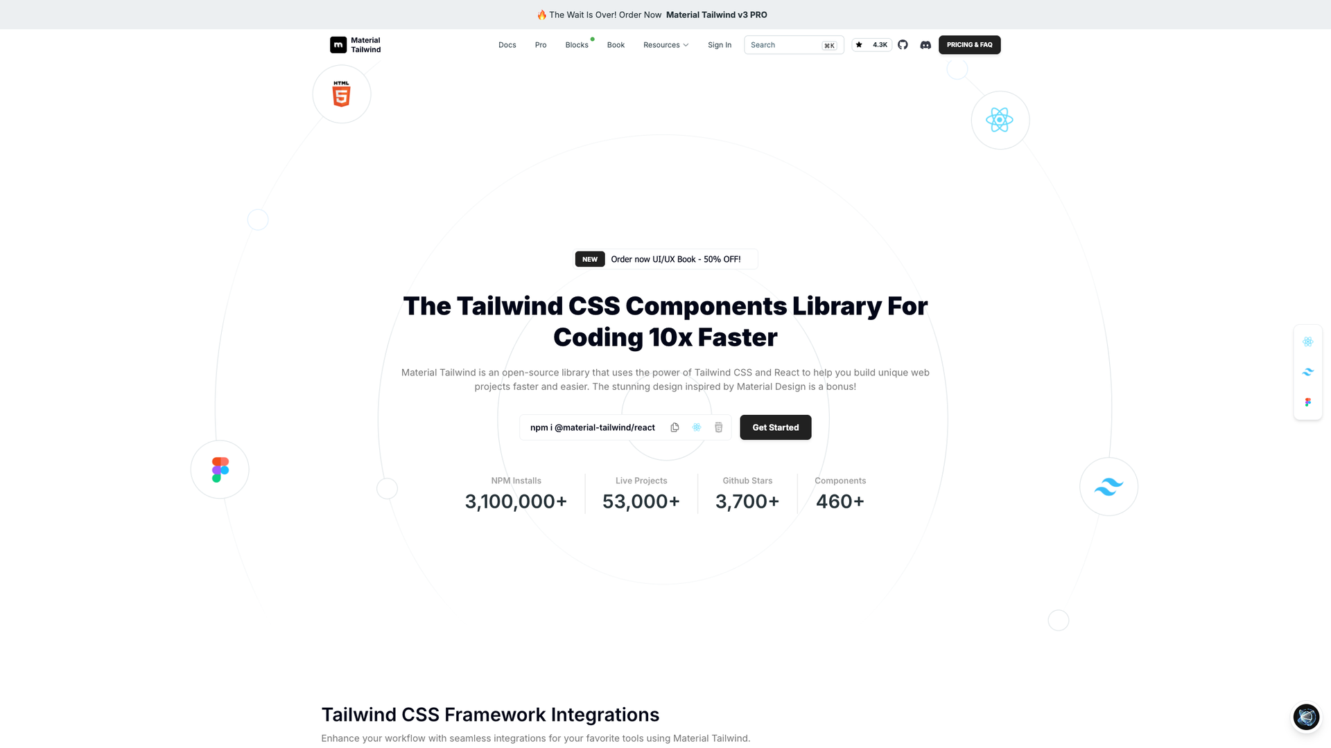 Material Tailwind screenshot