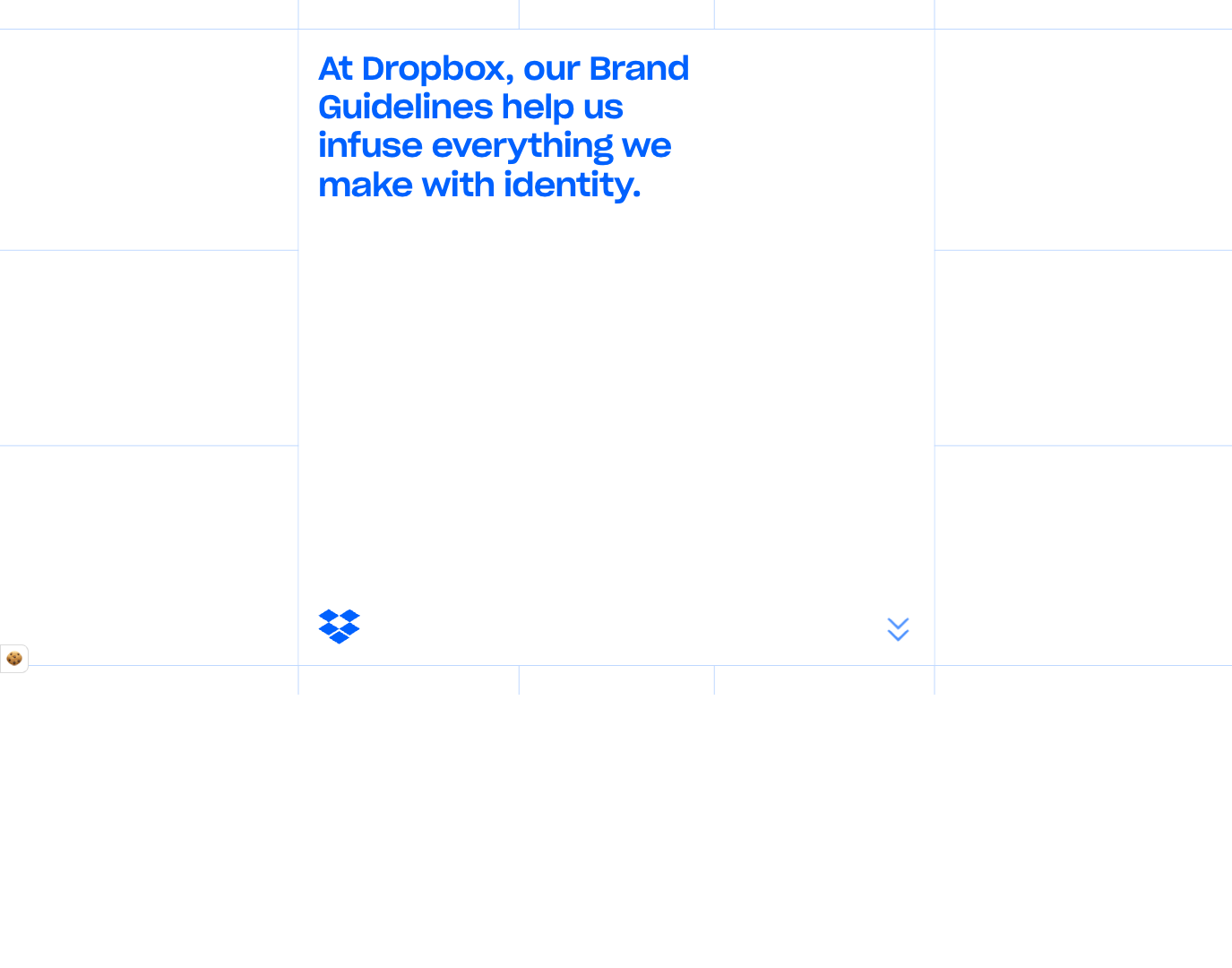Dropbox Brand Guidelines screenshot