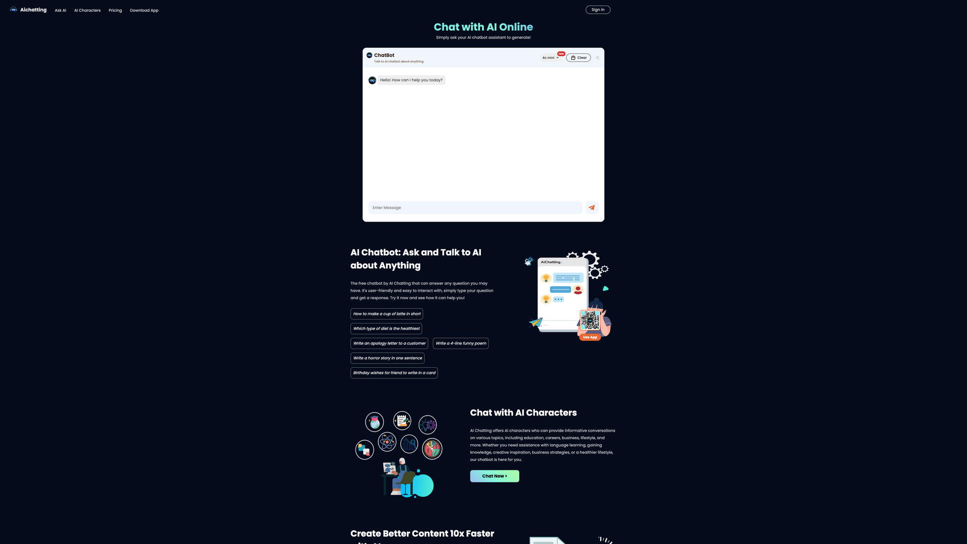 AI Chatting screenshot