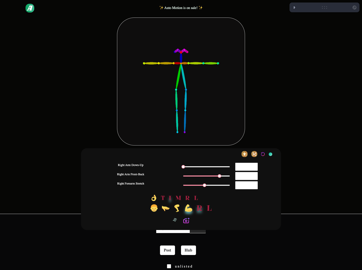 Avatar Pose Maker screenshot