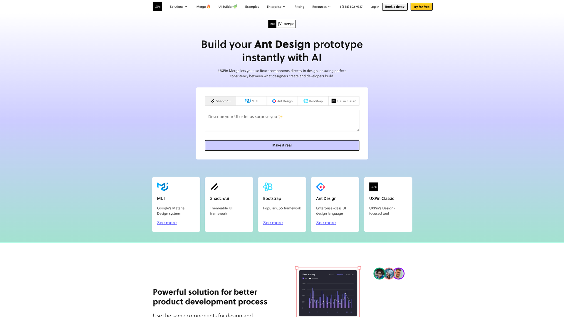 UXPin Merge screenshot