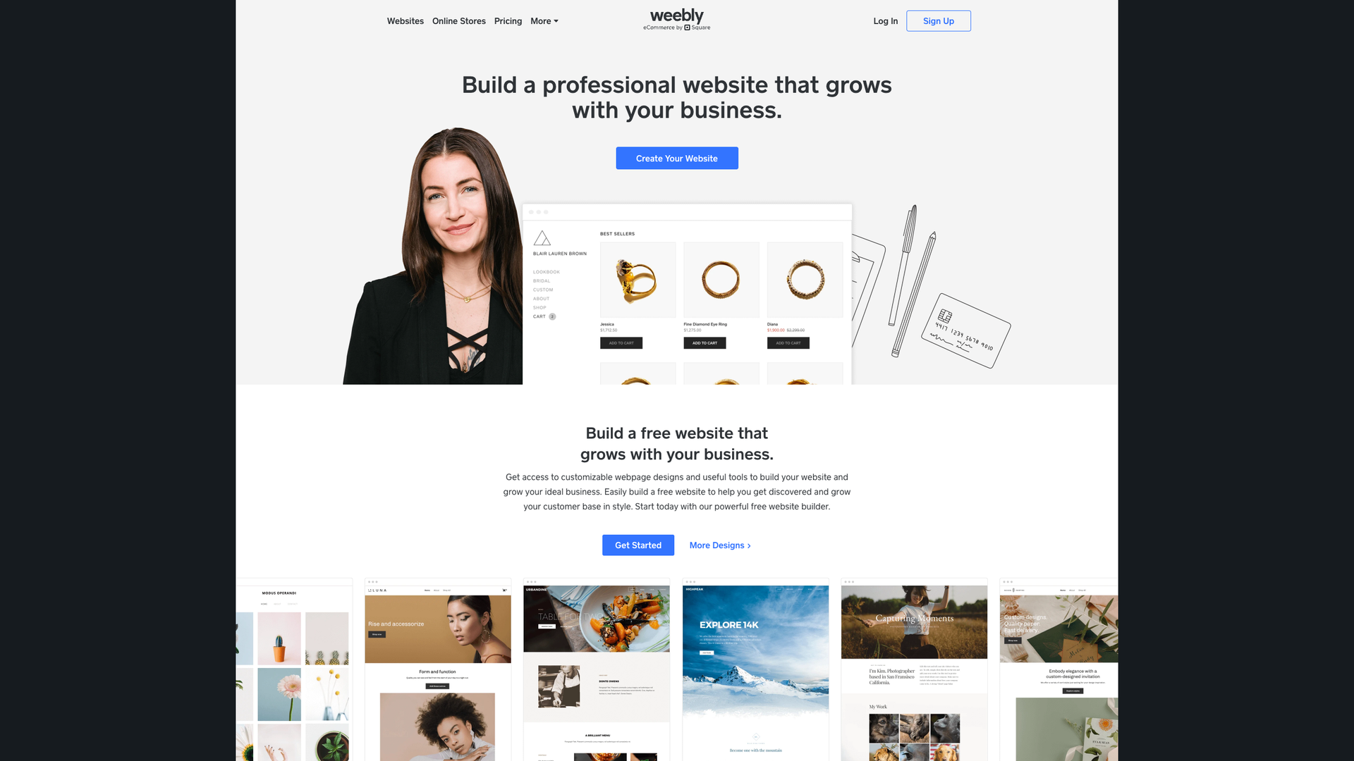 Weebly Website Builder screenshot