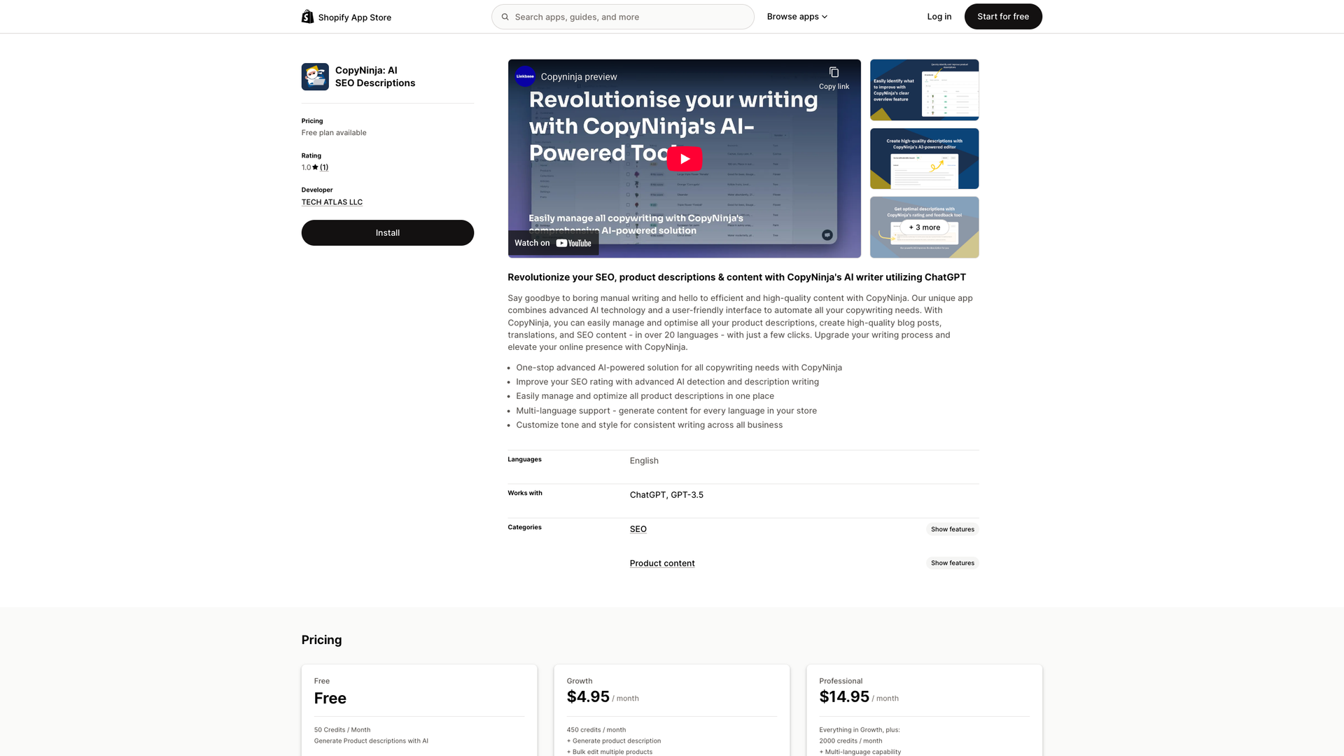 CopyNinja screenshot