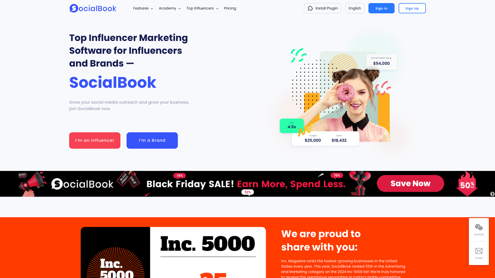 SocialBook screenshot