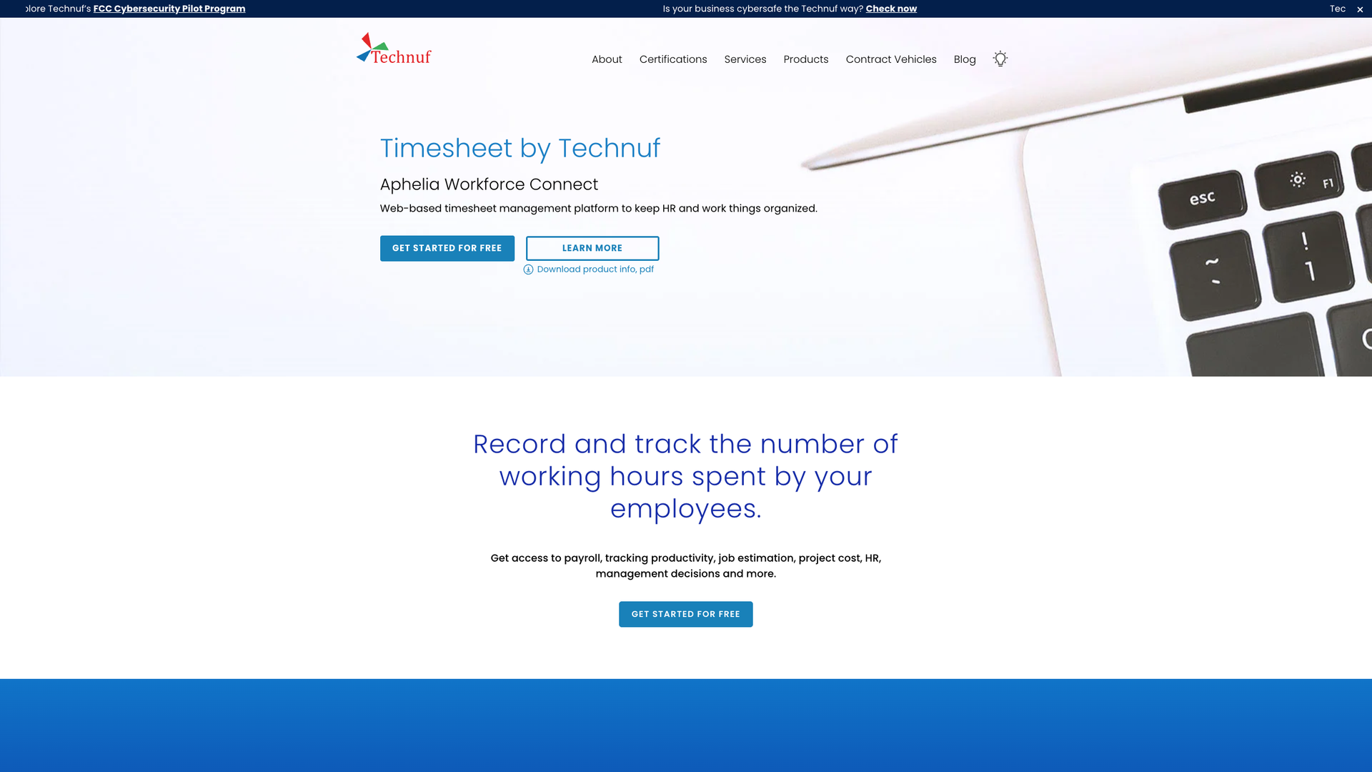 Timesheet by Technuf screenshot