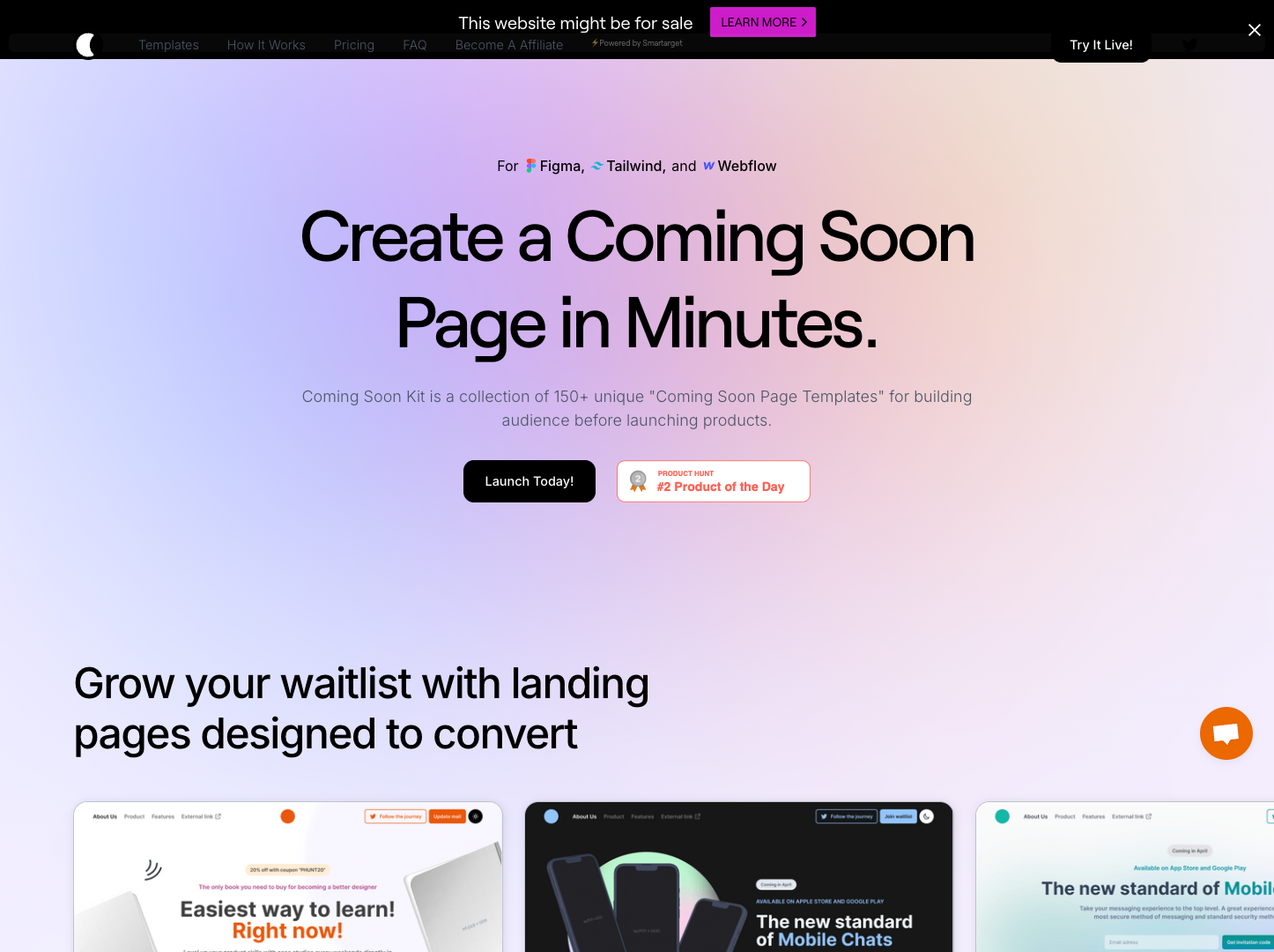 Coming Soon Kit screenshot
