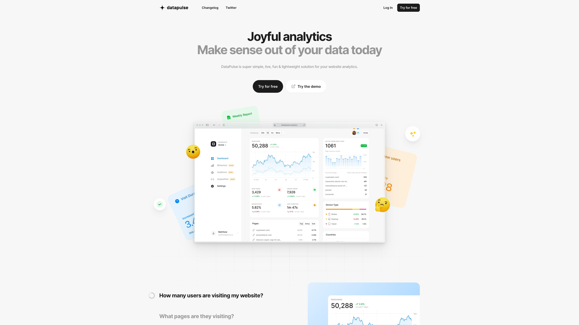 DataPulse screenshot