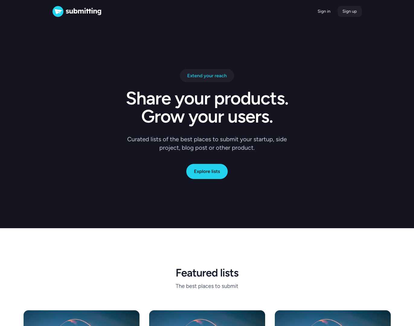 Launch Submission Directory screenshot