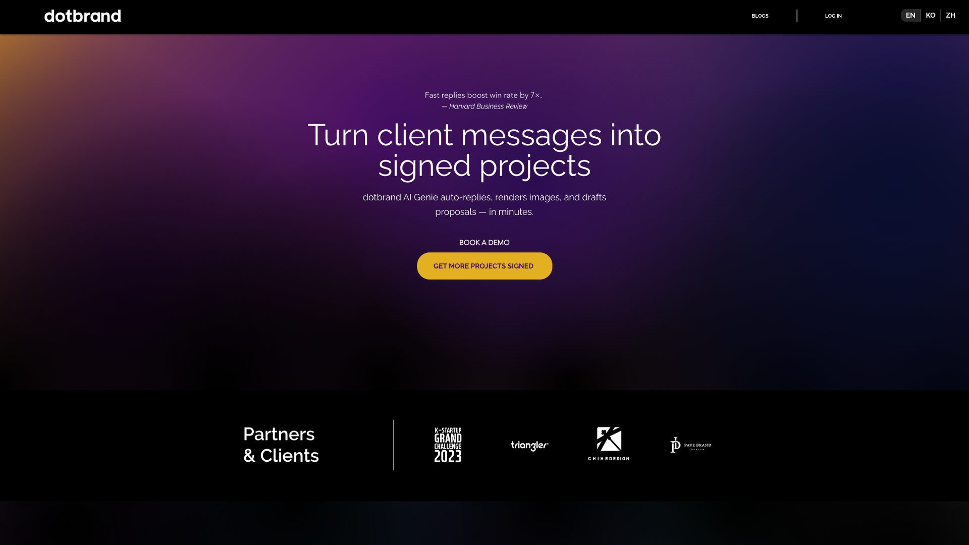 dotbrand AI Sales Agent screenshot