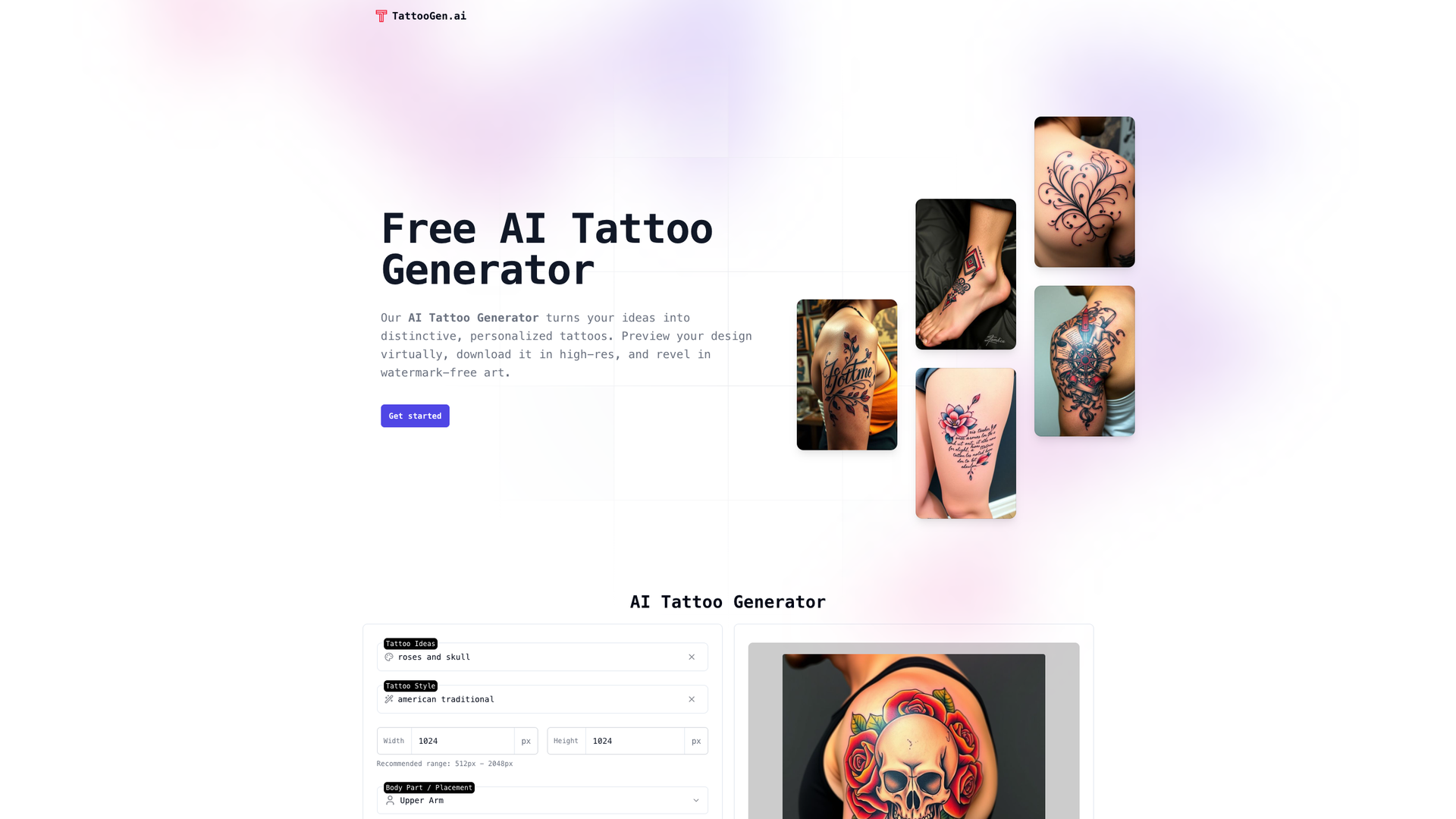 TattooGen AI screenshot
