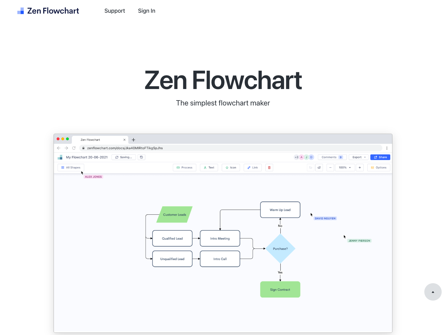 Zen Flowchart screenshot