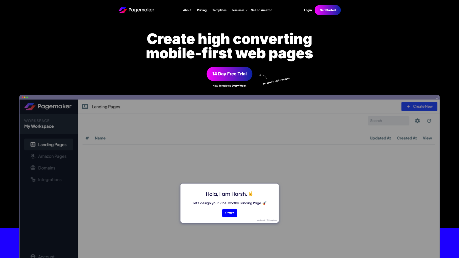 Pagemaker screenshot