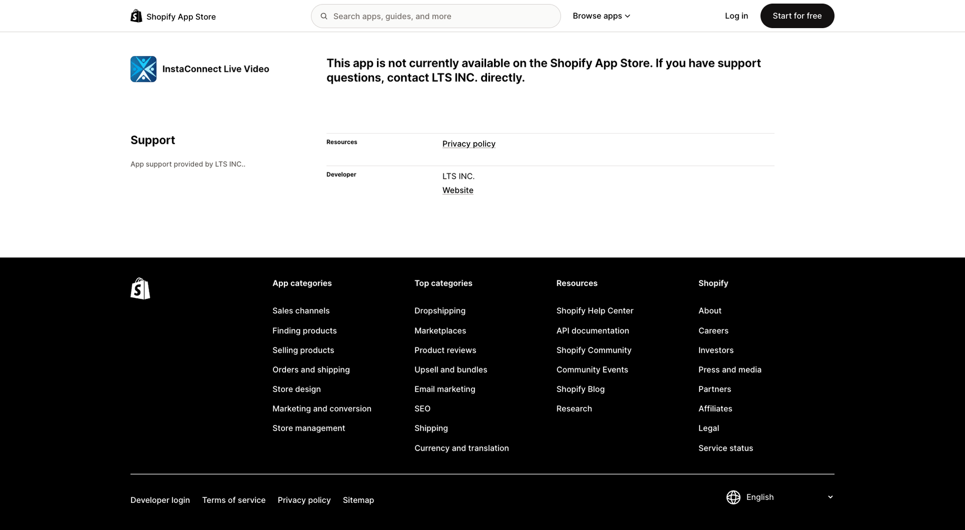InstaConnect Live Video screenshot