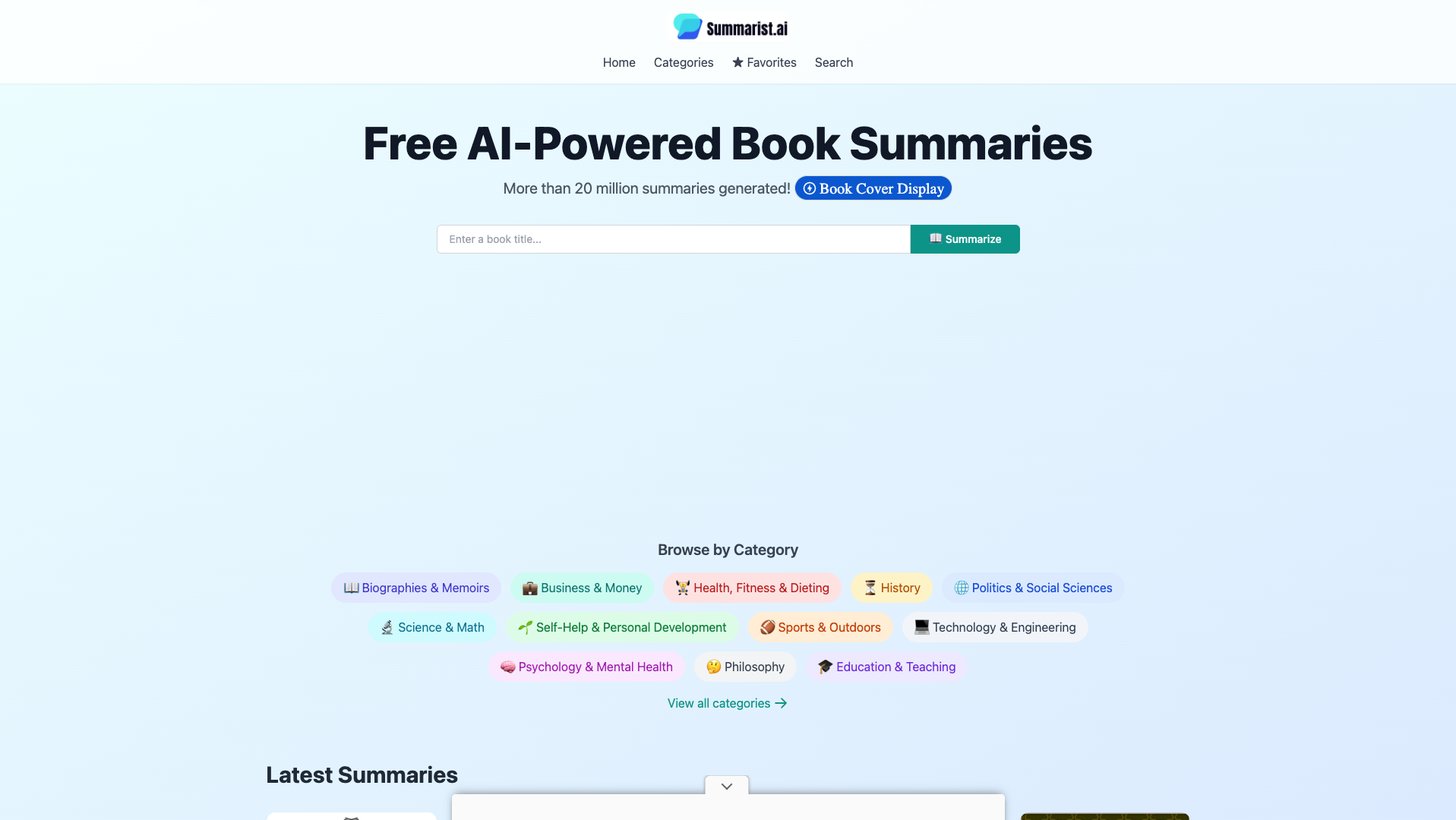 Summarist.ai screenshot