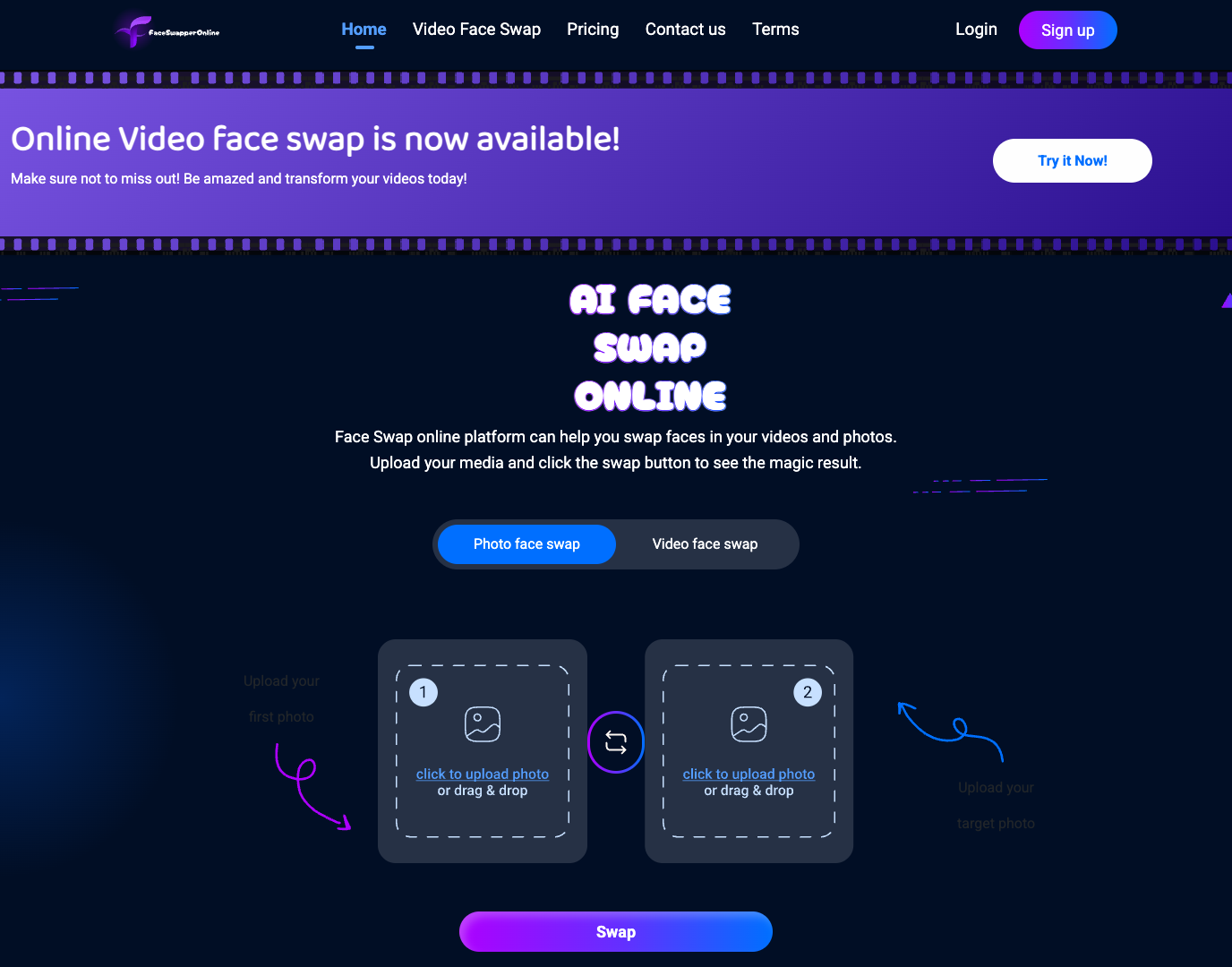 AI Face Swap Online screenshot
