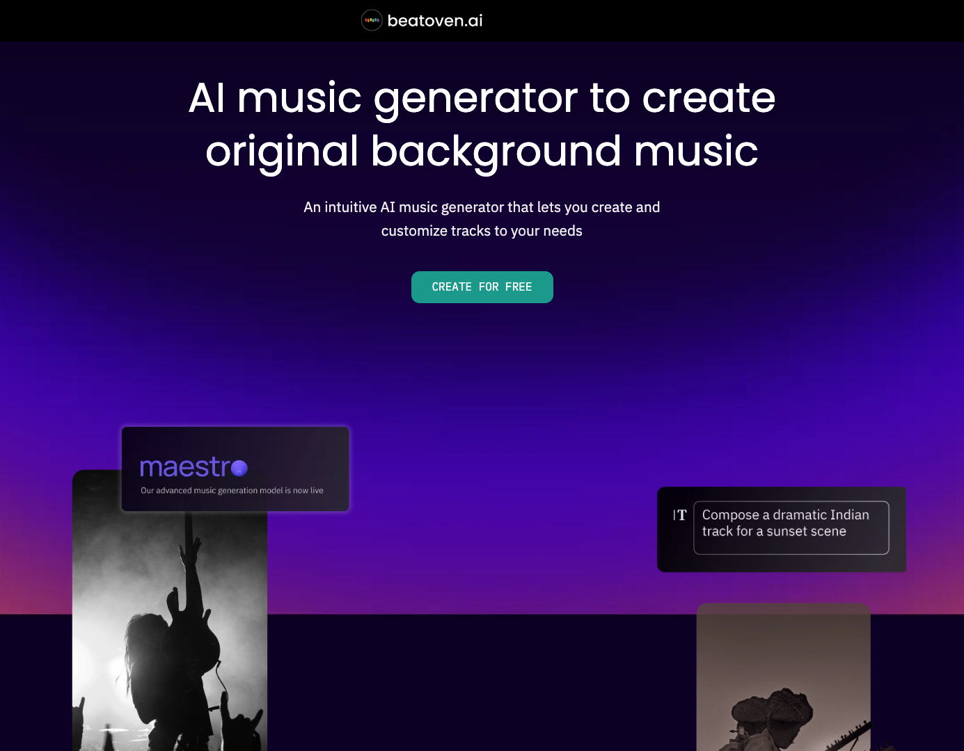 Beatoven.ai screenshot