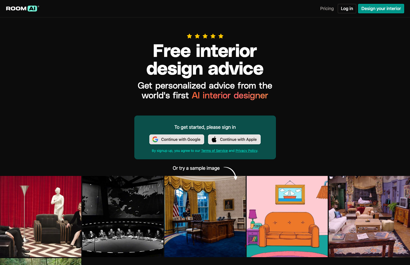 Room AI – Advice screenshot