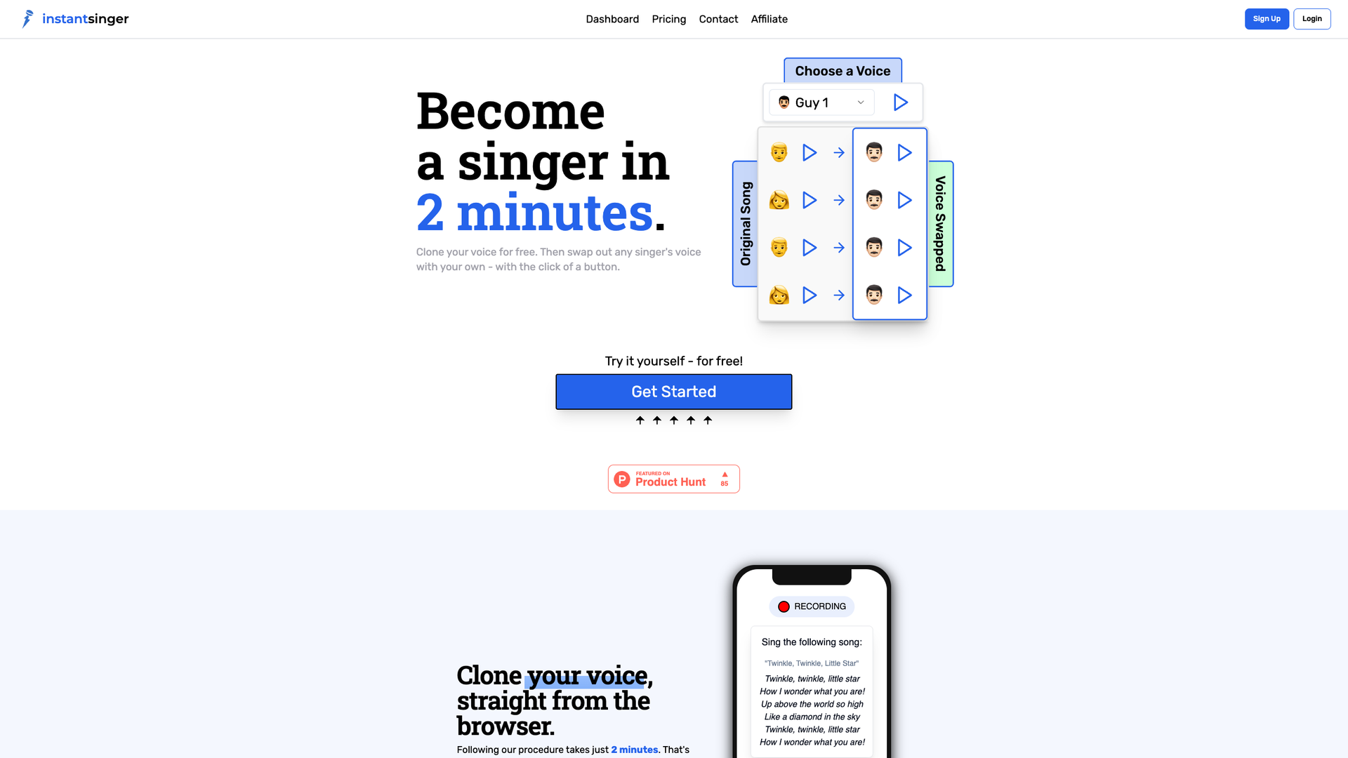 Instant Singer screenshot