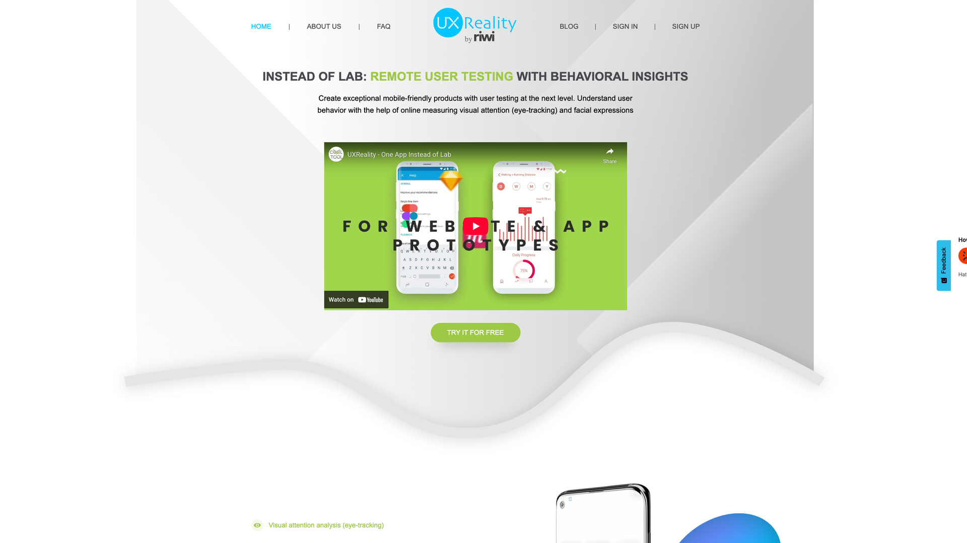 UXReality screenshot