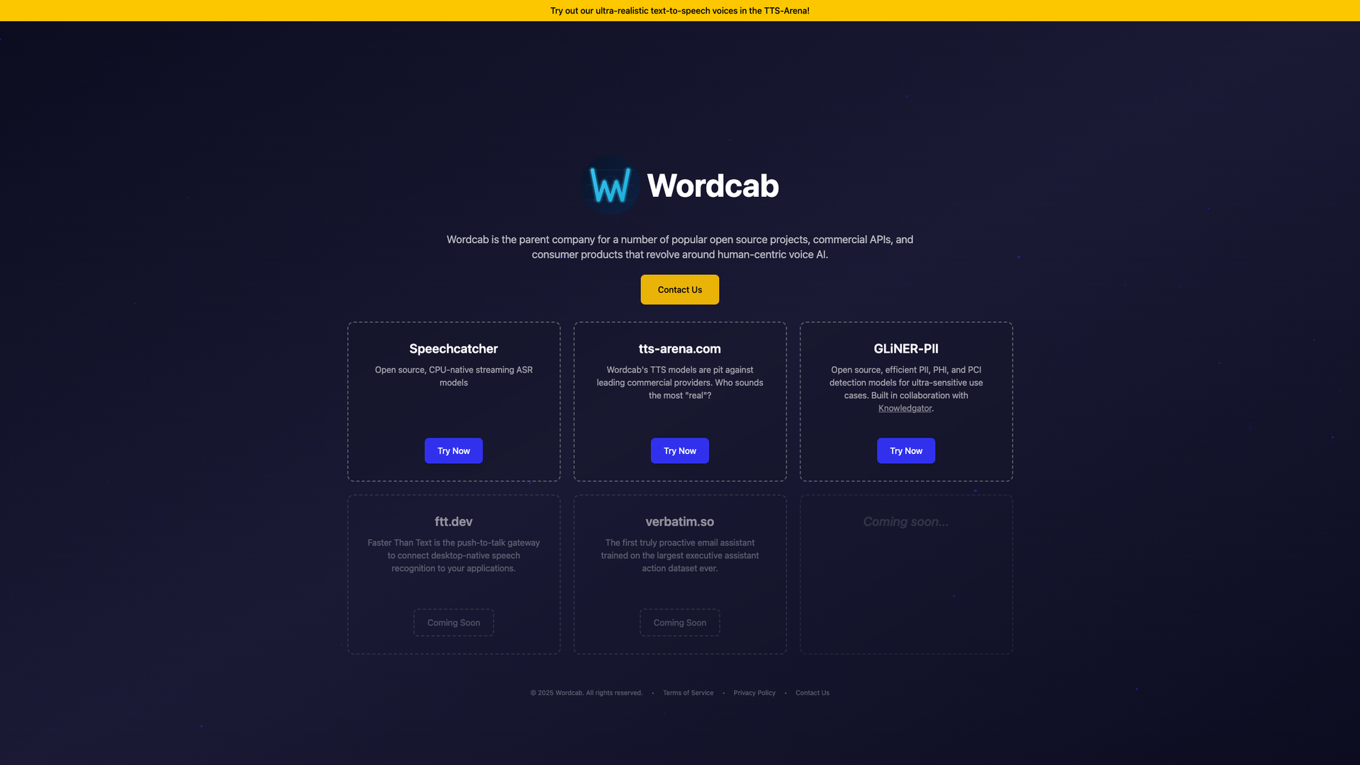 Wordcab screenshot