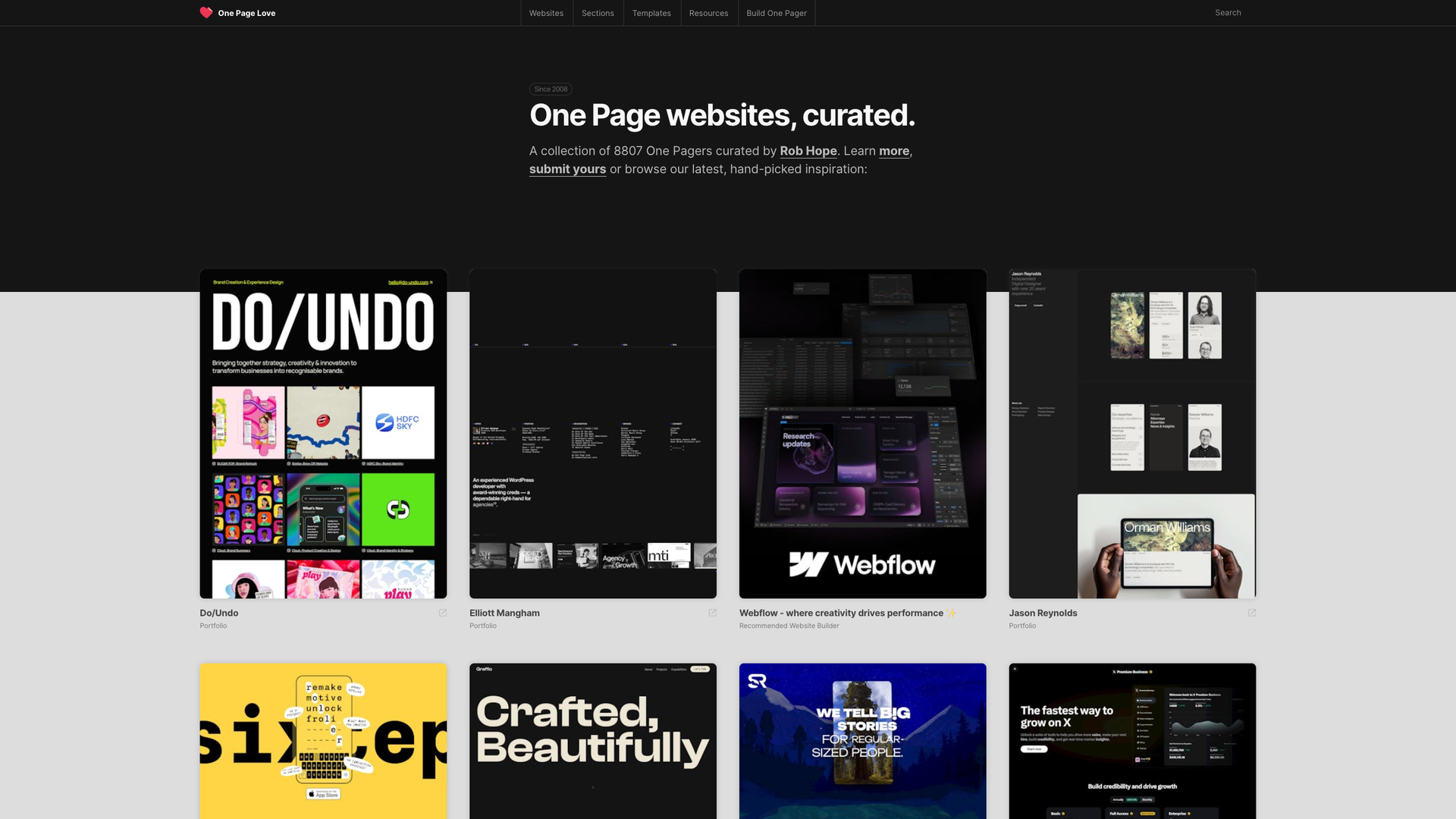 One Page Love screenshot