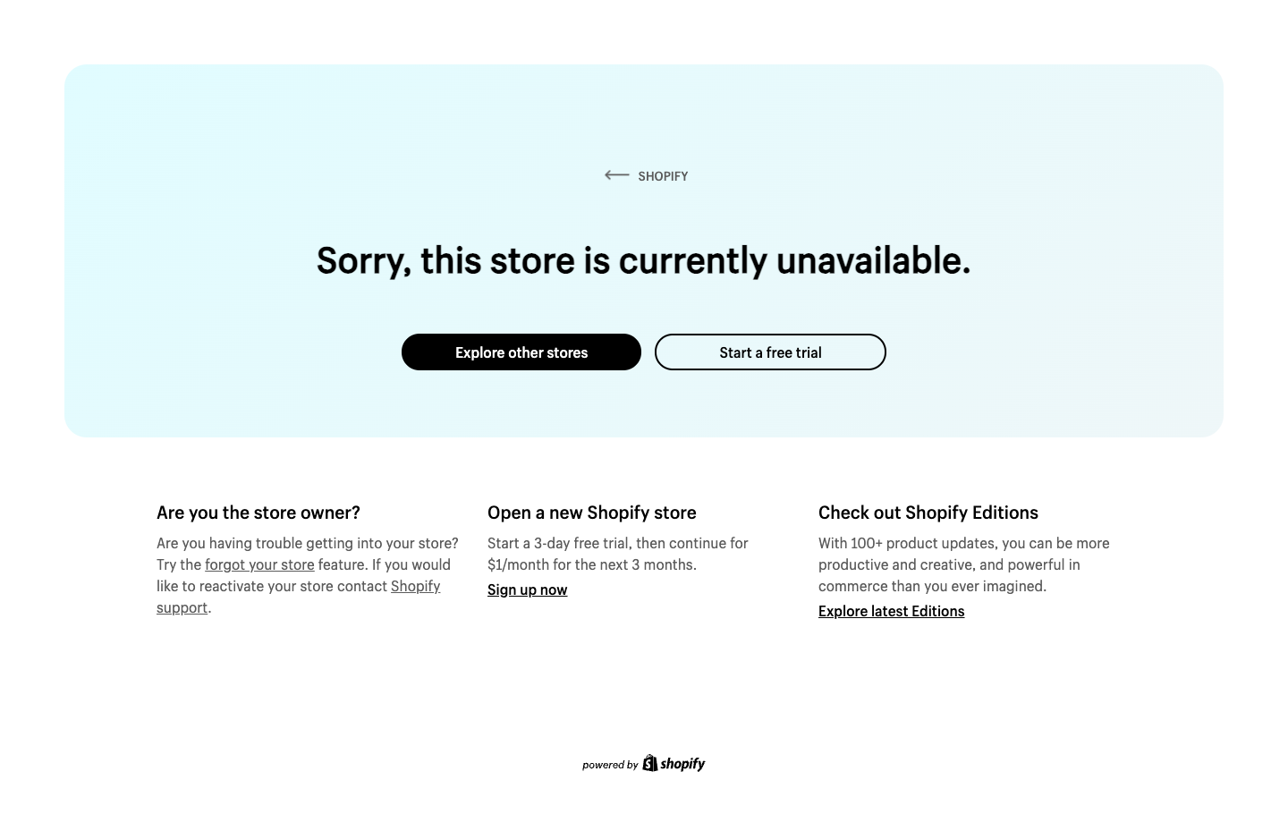 Shopify screenshot