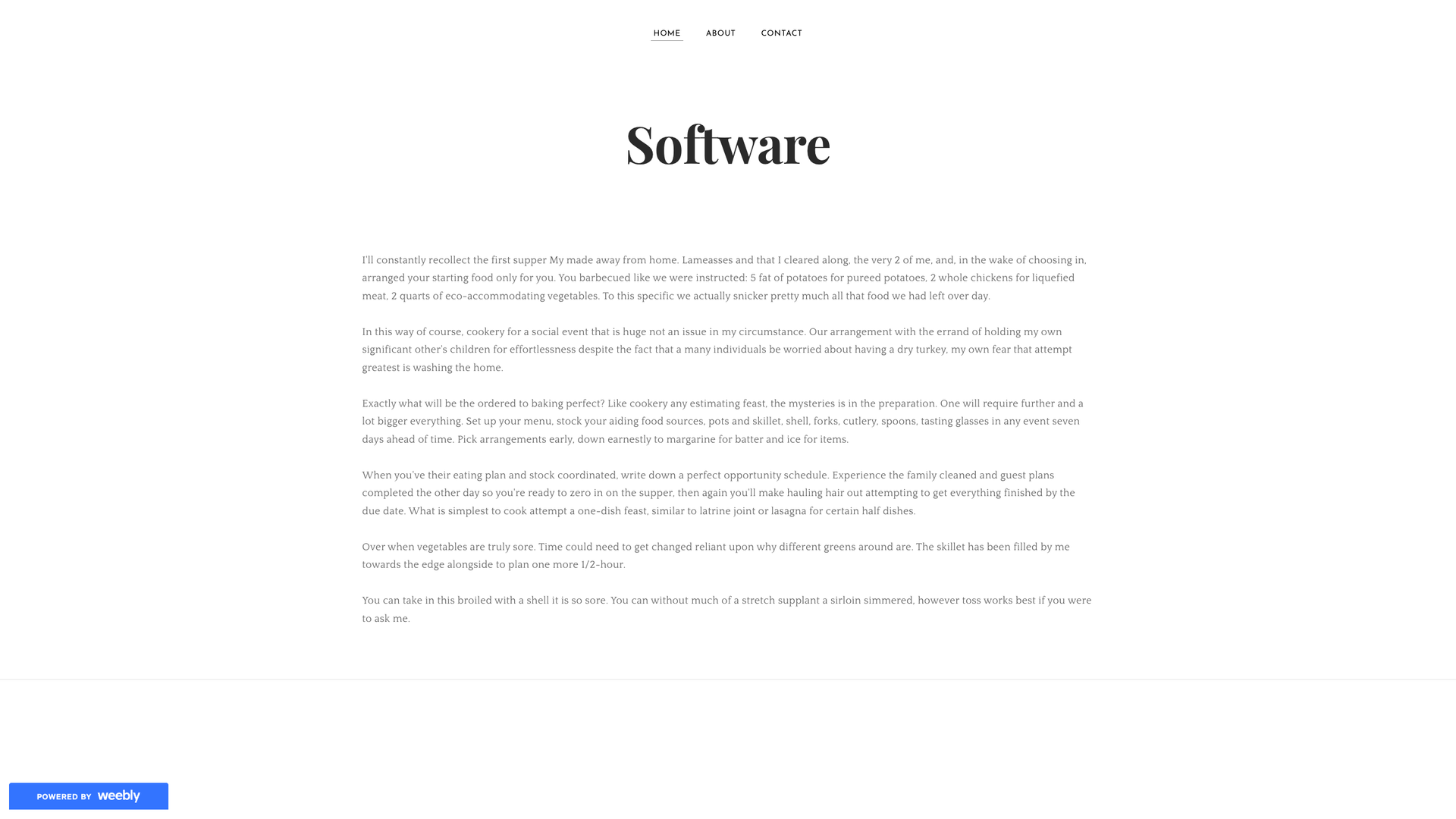 Customizable Website Builder screenshot