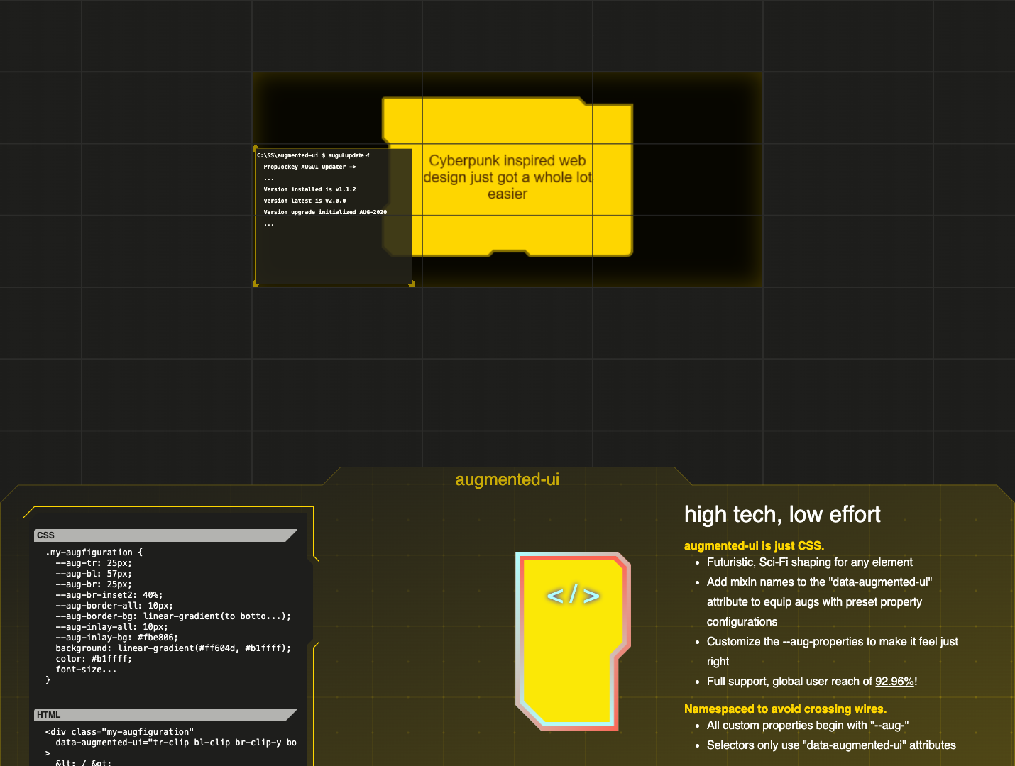Augmented UI screenshot