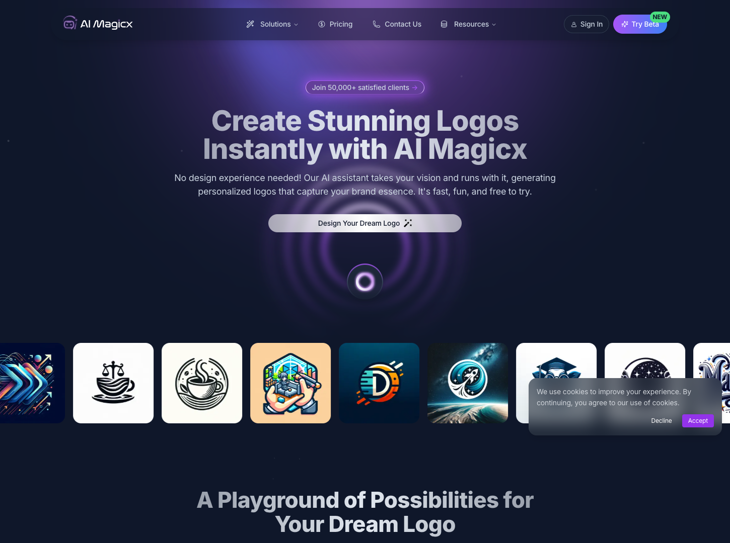 AI Magicx Logo Designer screenshot