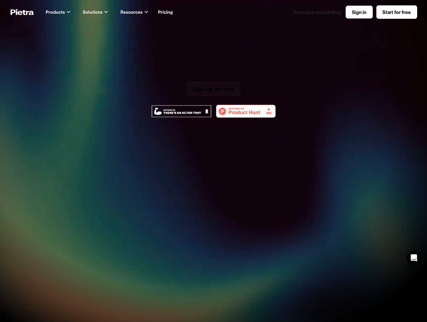 Pietra AI Product Design Studio screenshot