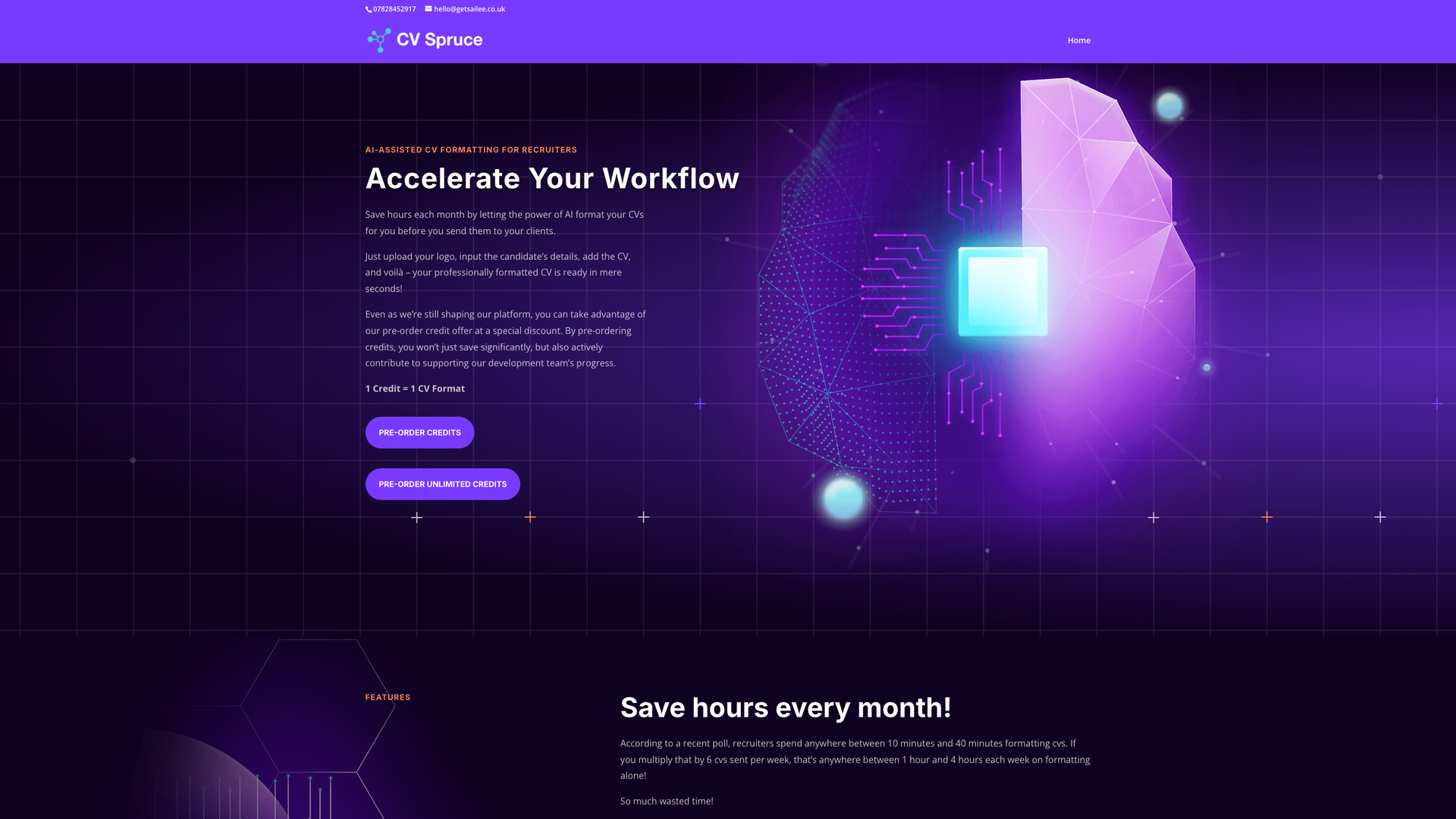 AI CV Formatter screenshot