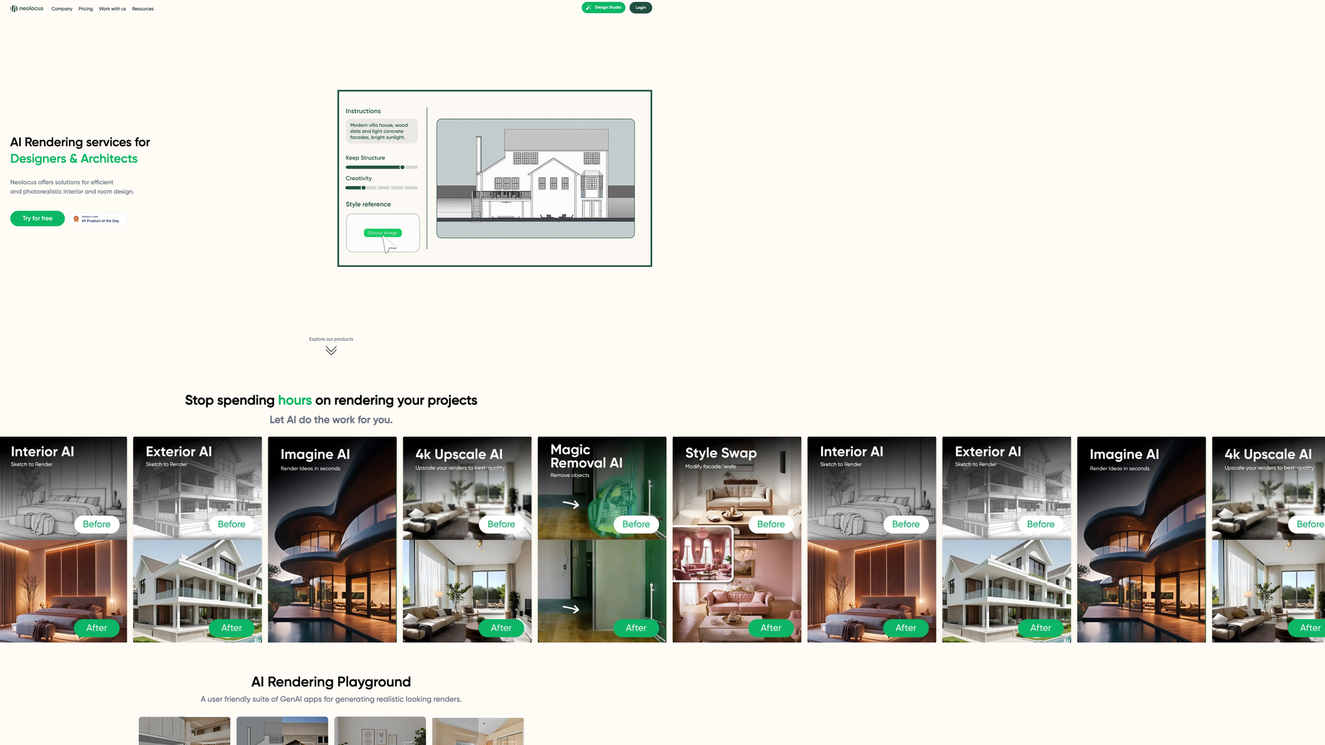Neolocus AI Rendering screenshot