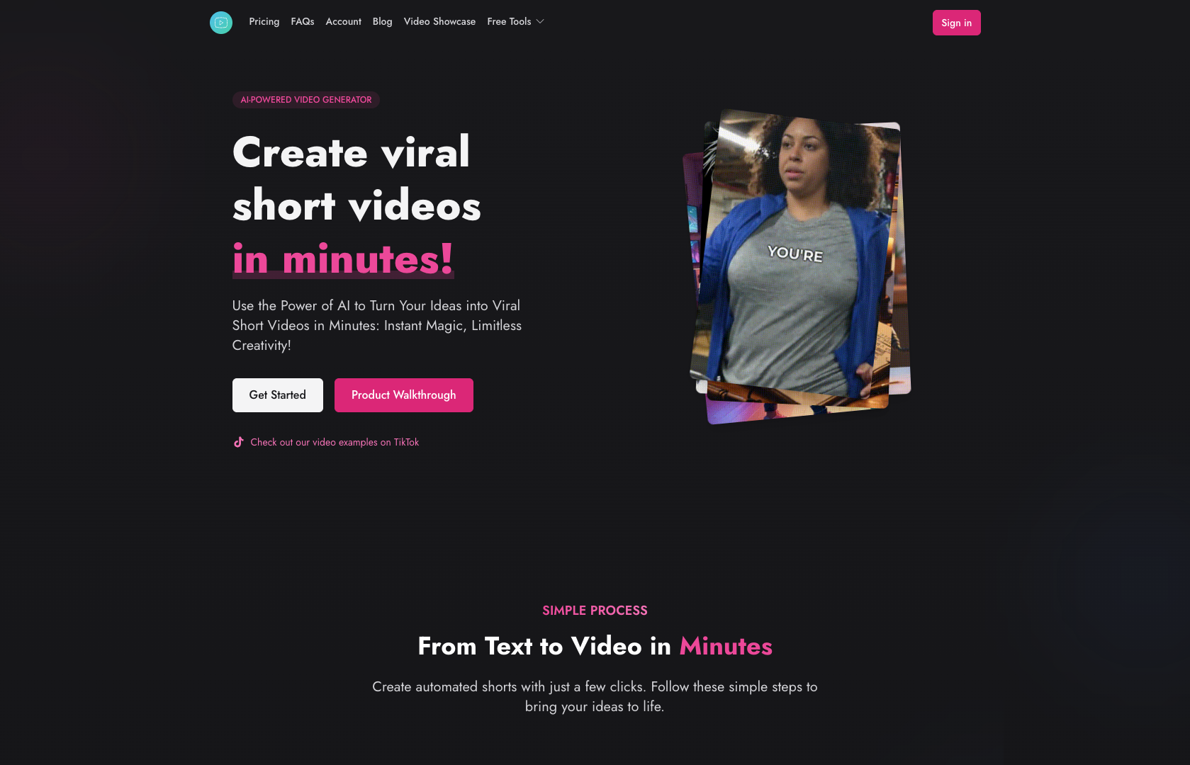 Shorts Generator screenshot