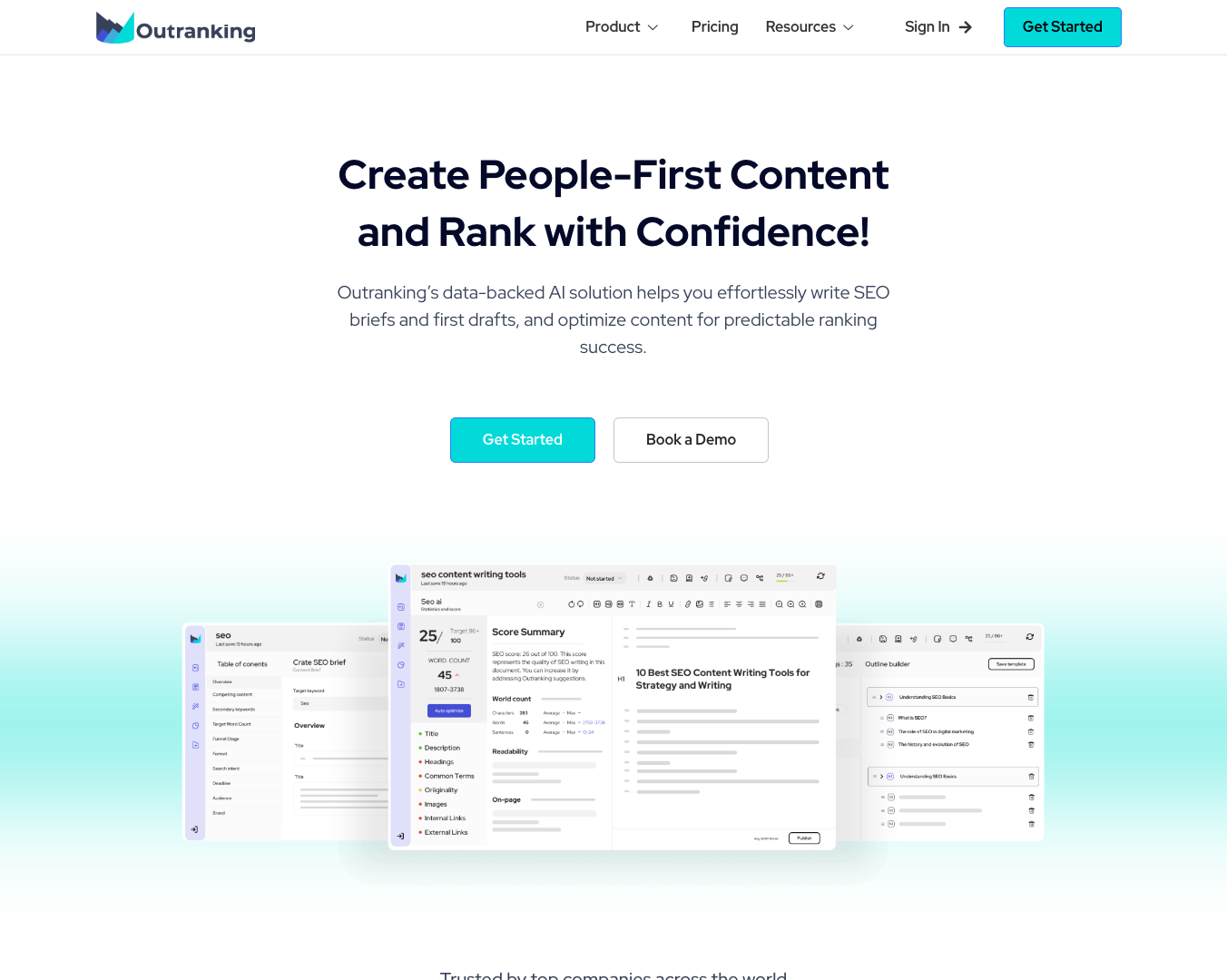 Outranking screenshot