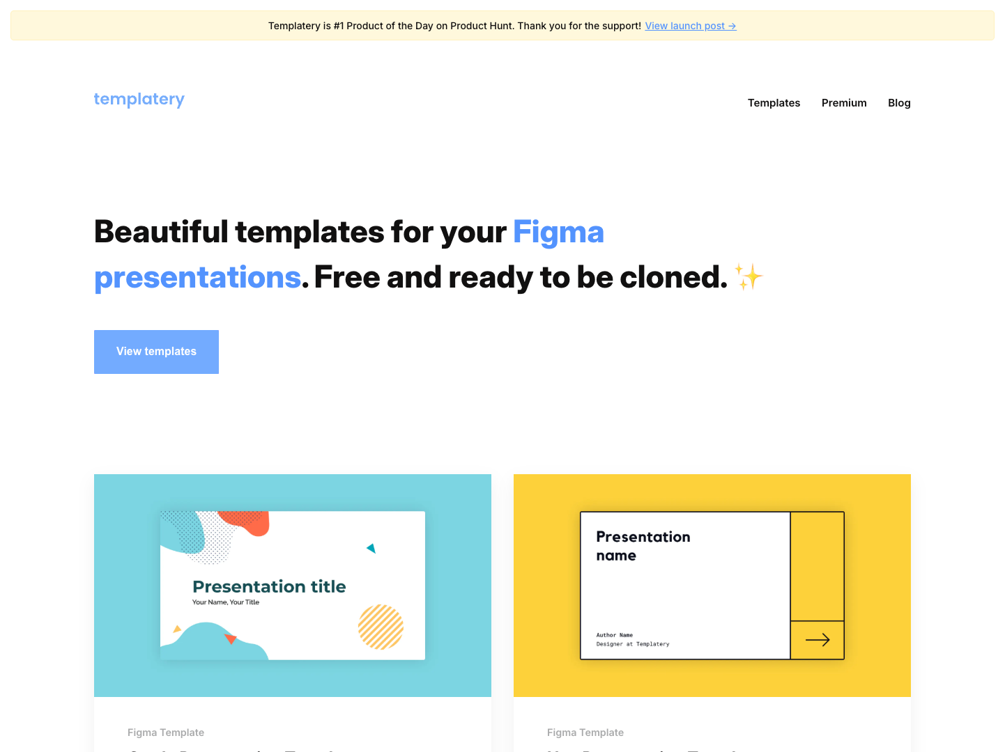Templatery screenshot