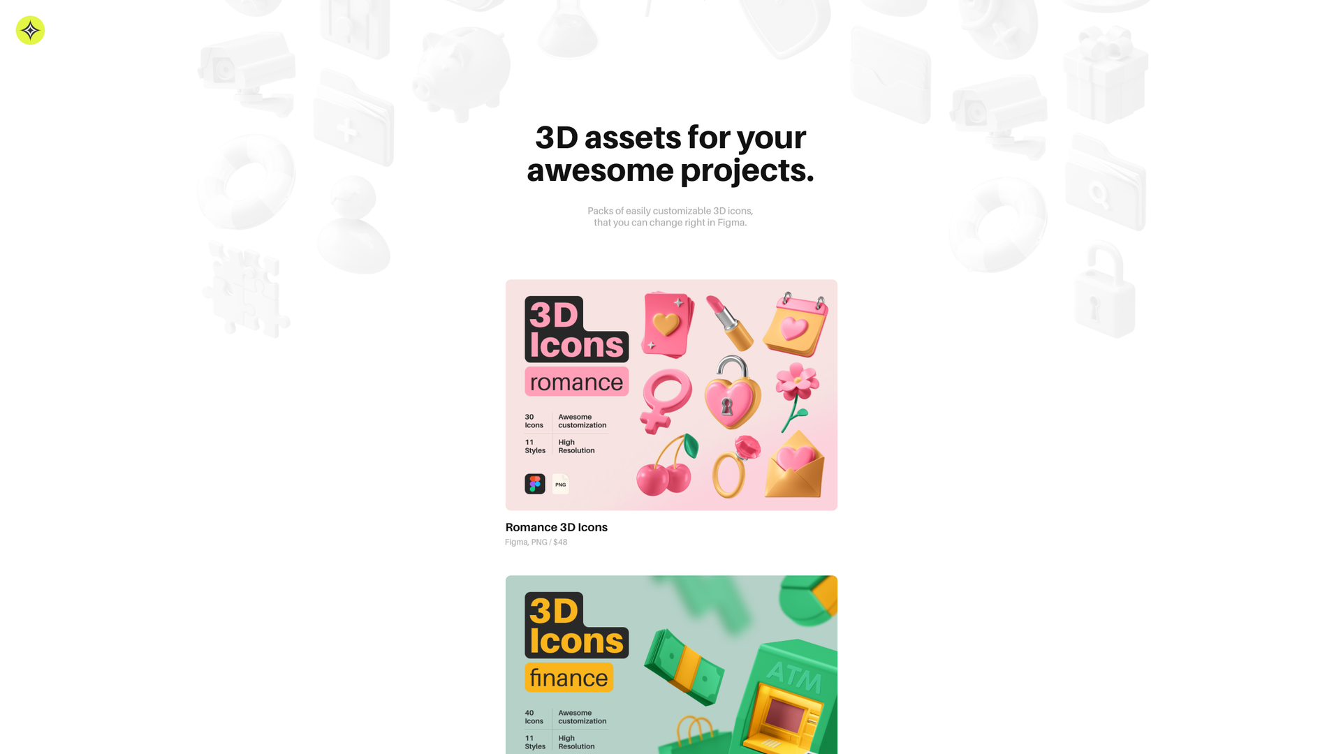 3D Icon Packs for Designers screenshot