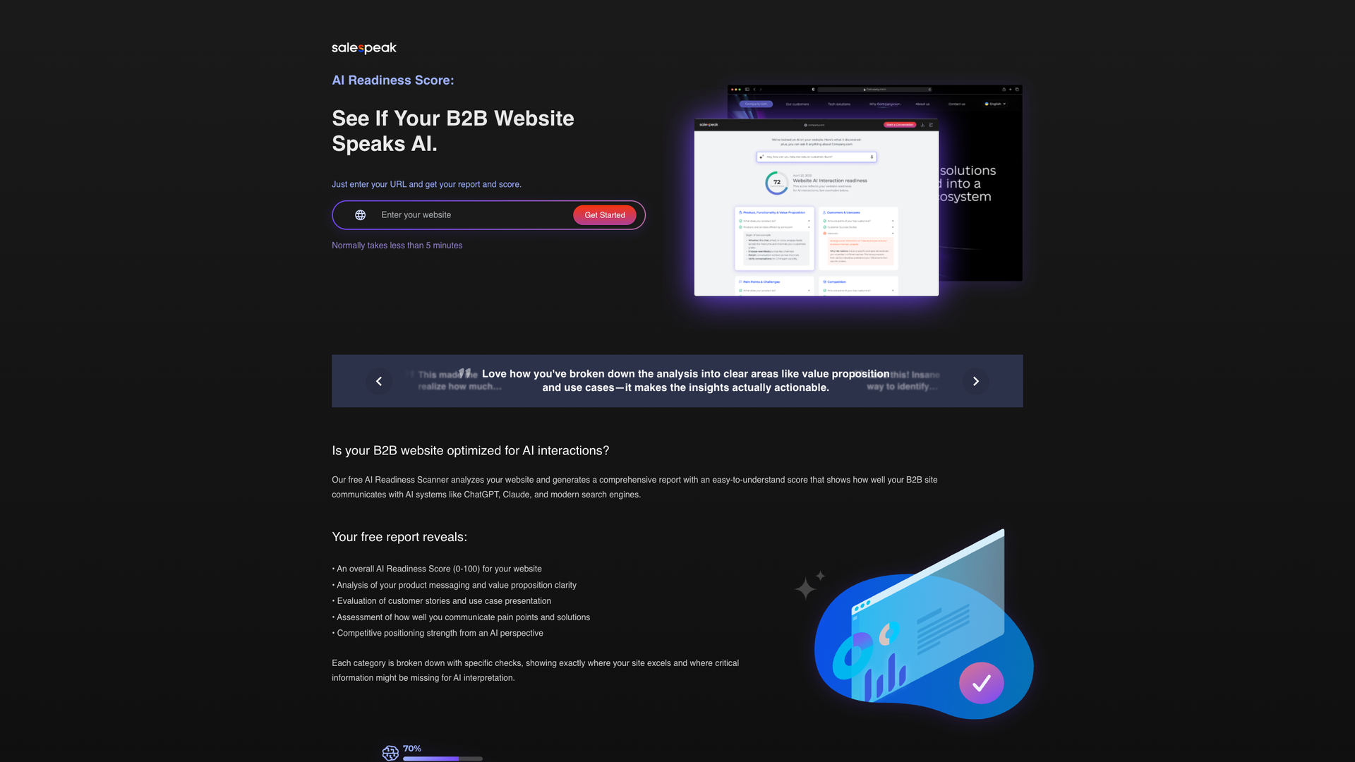 AI Readiness Scanner screenshot