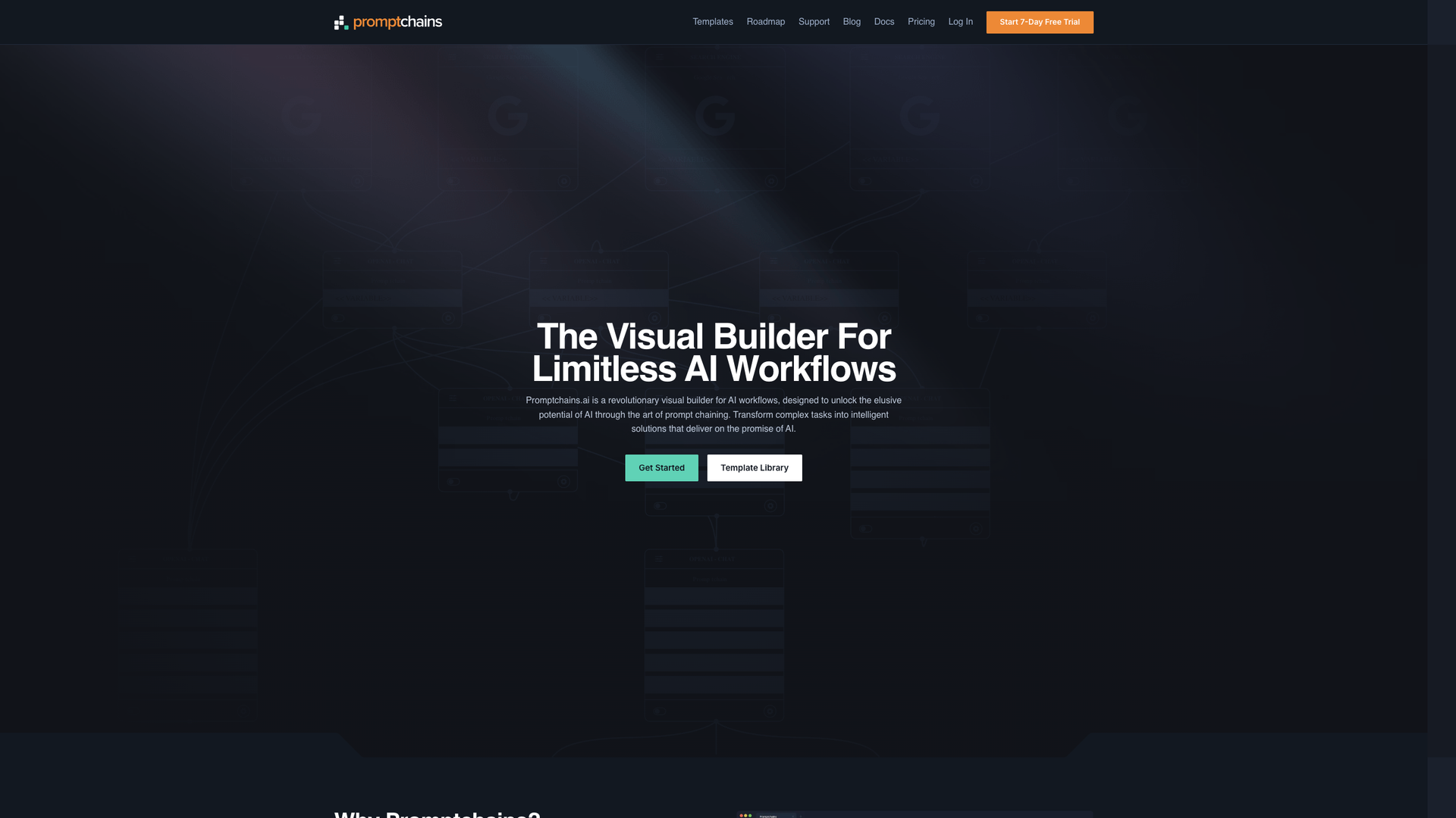 Promptchains screenshot