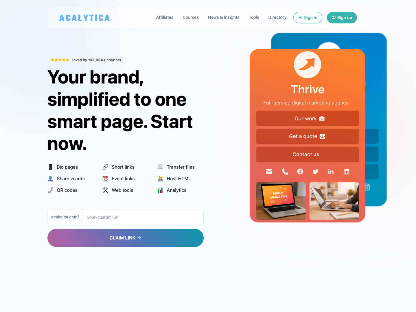 Acalytica screenshot