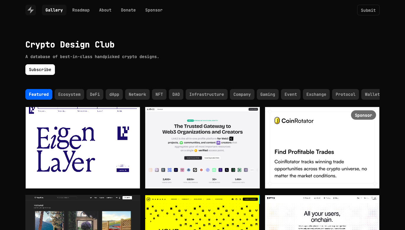 Crypto Design Club screenshot