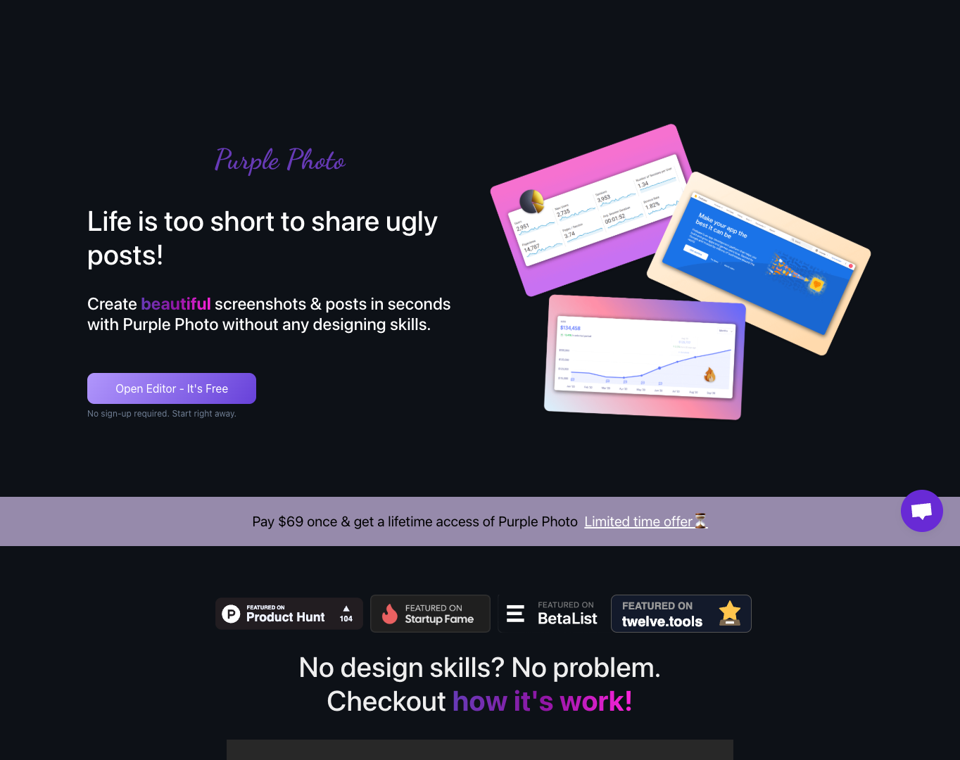 Purple Photo screenshot