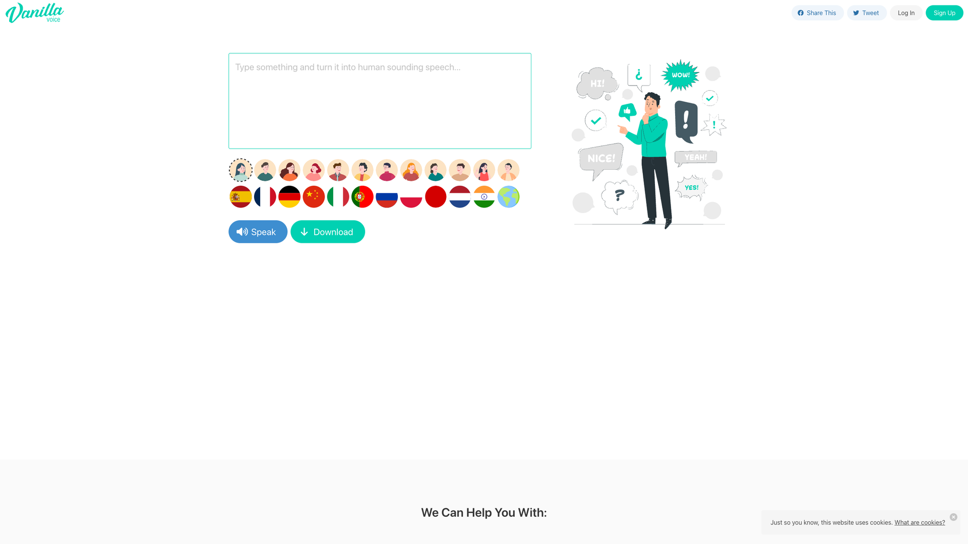 VanillaVoice screenshot